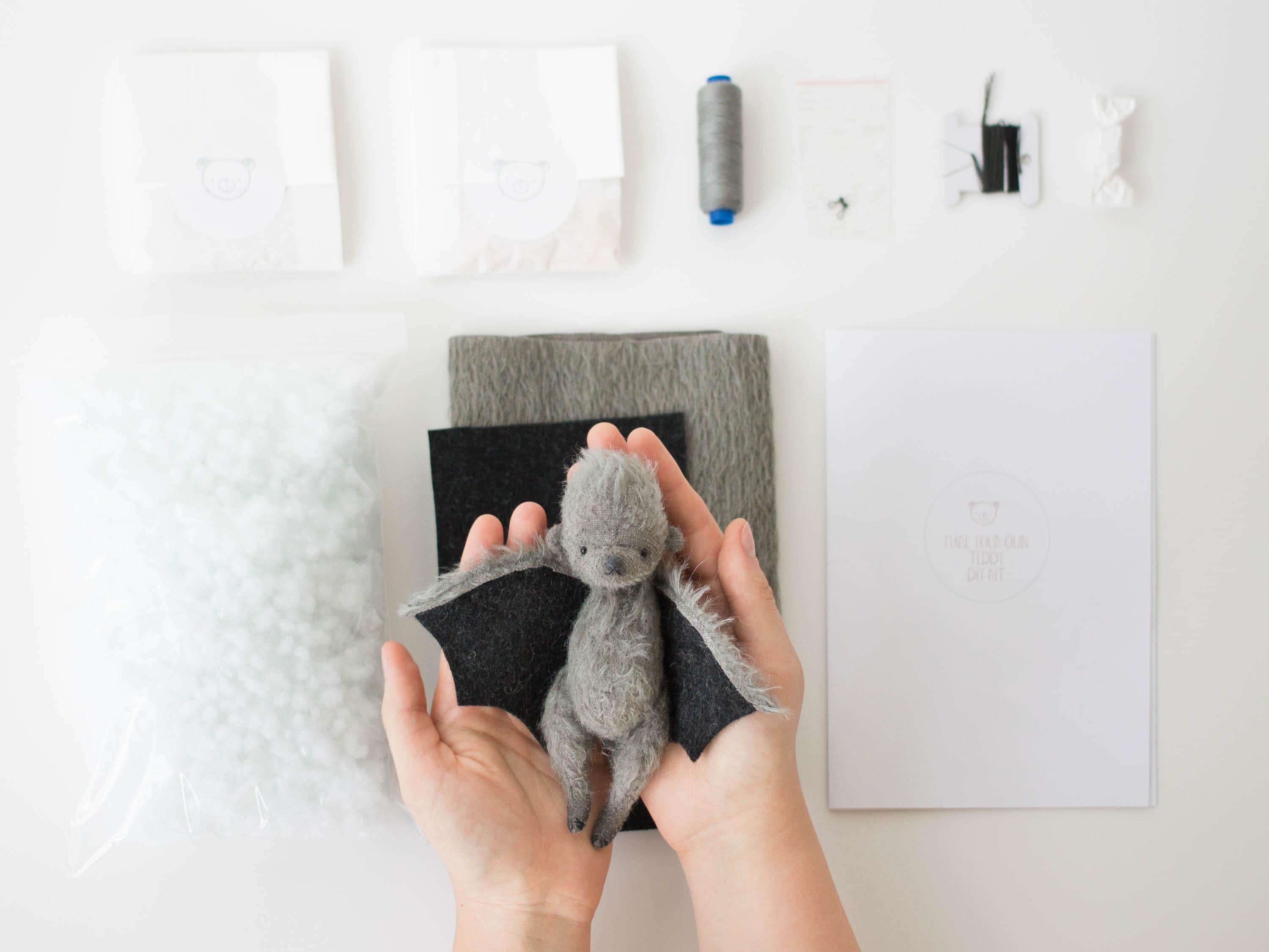 Mohair Teddy Bat Sewing Pattern: 6