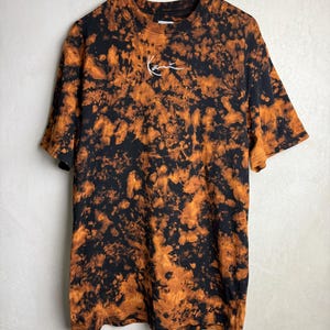 Chemise K .arl K.ani teint à l'eau de javel - L