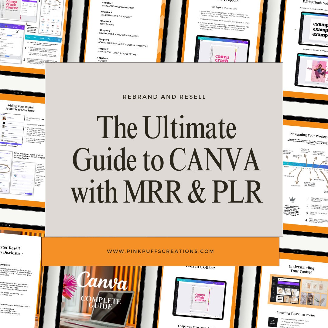 How to Use Canva Complete Guide, PLR Digital Products, PLR Ebook, Done ...
