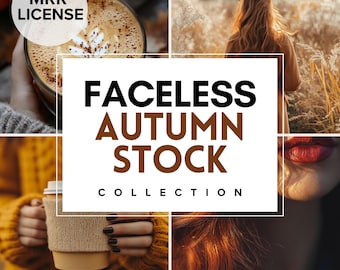70 Faceless Autumn Photos for Instagram, Branding - with MRR, Stock Images Fall Aesthetic Cozy Autumn Photos, Faceless Digital Marketing