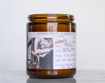 Modus Operandi Candle | True Crime Candle | Criminal Candle | Killer Candles | Mystery Scented Soy Wax Blend Candle | Confession Candles