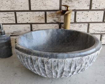 Marble Sink, Wall Sink, Special Order Sink, Calacatta Marble Sink