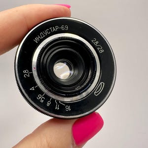 INDUSTAR-69 Photo Lens M39 mount 2.8/28mm MACRO Wide Angle Pancake