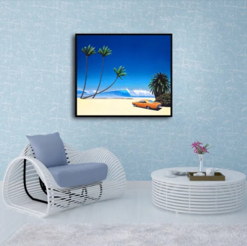 Hiroshi Nagai Print on Canvas Home Decor Art No Frame Gift HD Rolled