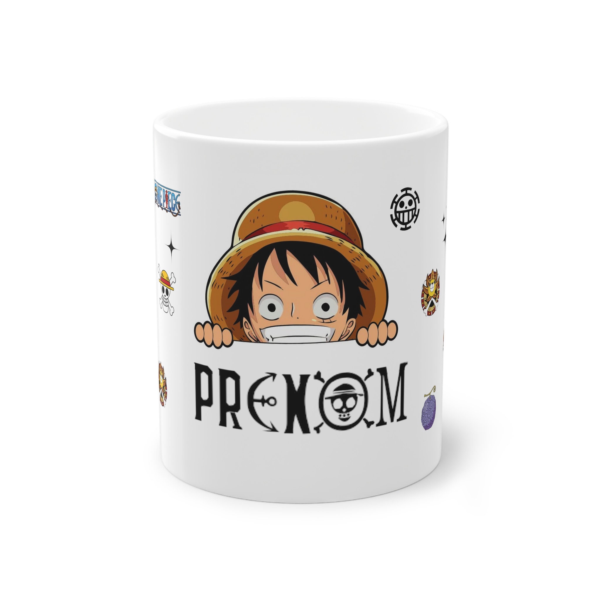 Coffret cadeau Verre + Porte-clé + Mini Mug One Piece pas cher
