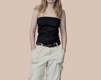 Patrizia Pepe Bandeau コルセット トップ 90 年代 Sade スタイル