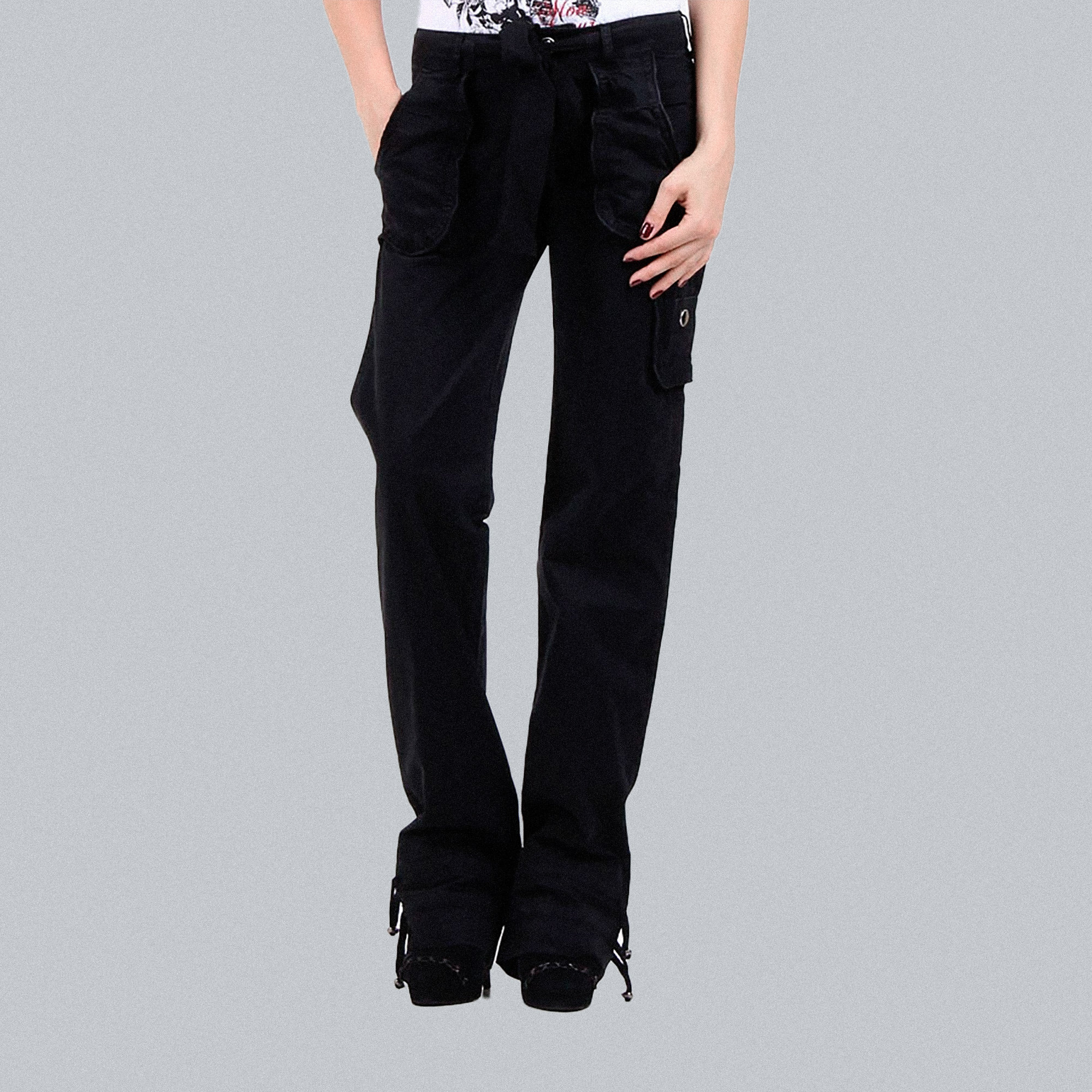 【archive】gimmick cargo pants/Y2K/opium/黒 00s gimmick black cargo pants archive 00s archive gimmick