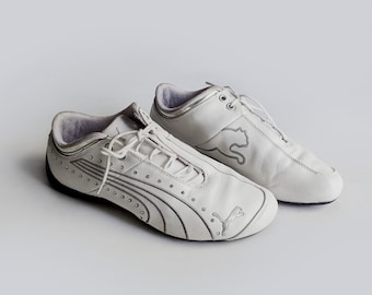 Archive Y2K Puma sneakers (EU37.5) ~ McBling, Blokette aesthetic ~