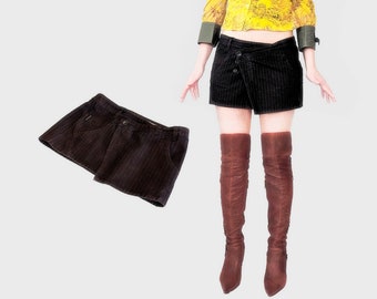 Y2K Low-Rise Mini Skirt - 2000s Office Siren - Italian Designer Brand New Skirt