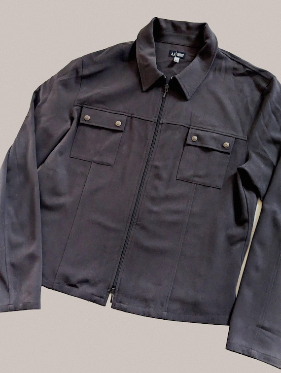 Armani jeans ミリタリージャケット ジャケット フラップ ARMANI JEANS