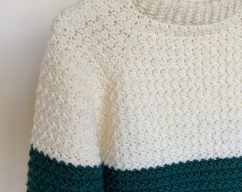 Top-down No Sew Raglan Sweater Crochet Pattern [PDF] - Etsy