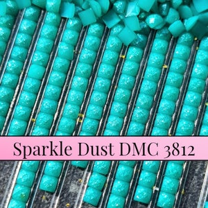 Sparkle Dust Drills Vierkant DMC 3812 Diamantschilderij afbeelding 1