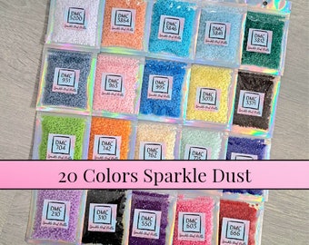 Sparkle Dust Drills Set van alle 20 kleuren - Diamond Painting