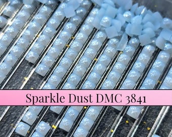 Brocas Sparkle Dust Cuadradas DMC 3841 - Pintura Diamante