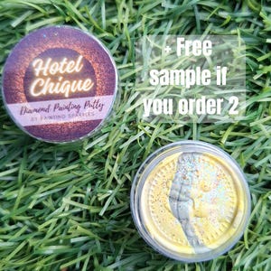 Scented Diamond Painting Putty - Hotel Chique - Size 7 grams - Craft Tack Wax Alternative Diamond Painting Putty for Multiplacer Tip