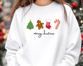 Christmas Graphic Sweatshirt: Festive Holiday Crewneck