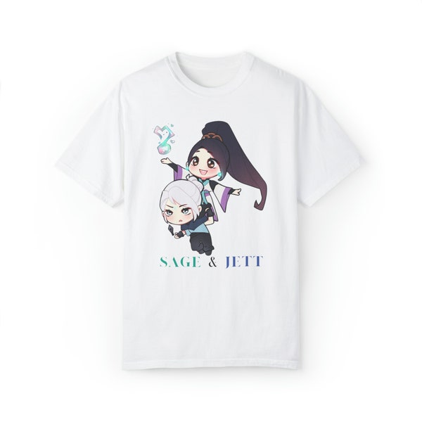 Valorant Sage and Jett Printed Unisex T-shirt