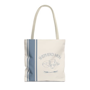 Farmhouse Style German Shepherd Tote Bag - Perfect Gift for Dog Moms- Customizable Dog Breeds