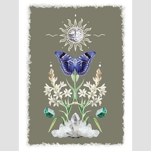 Carte postale Mandala « SOL » A6