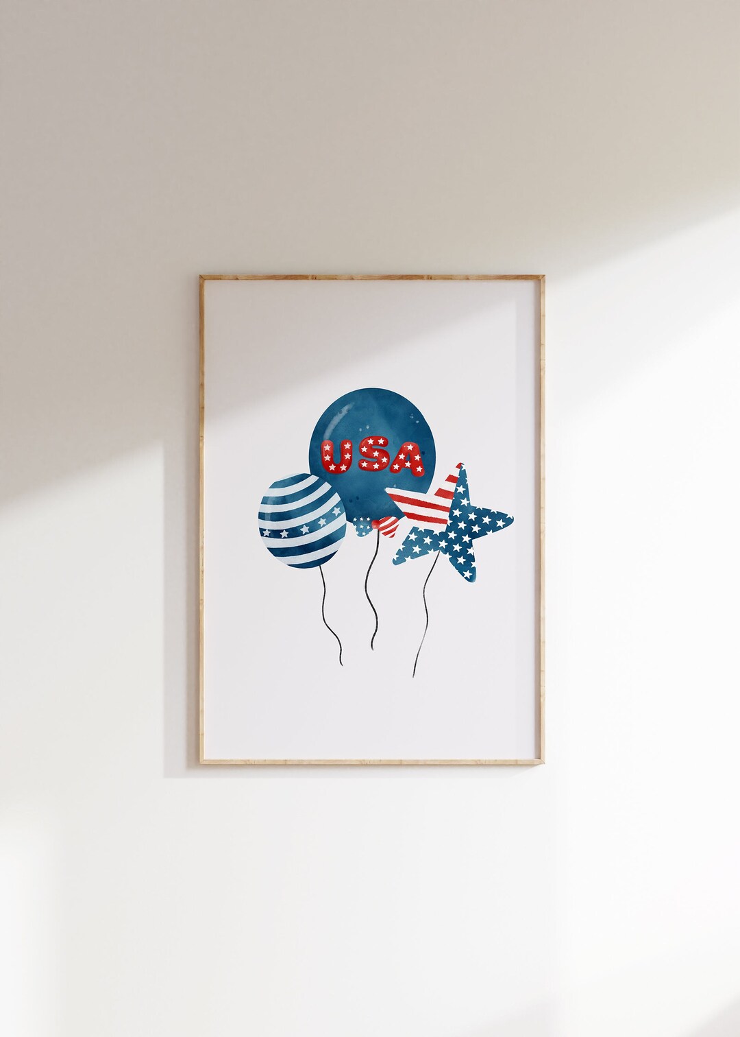Minimalist 4th of July Prints, Fourth