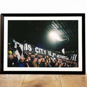 Gallowgate Flags: Toon Photography Print - High-Quality Giclée Fine Art Paper - Newcastle United St.James Park - Various Sizes Available
