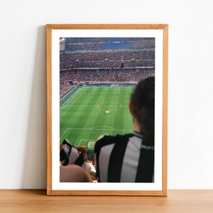 San Siro Mags: Toon Photography Print On High-Quality Giclée Fine Art Paper - Newcastle United vs. AC Milan - Various Sizes Available