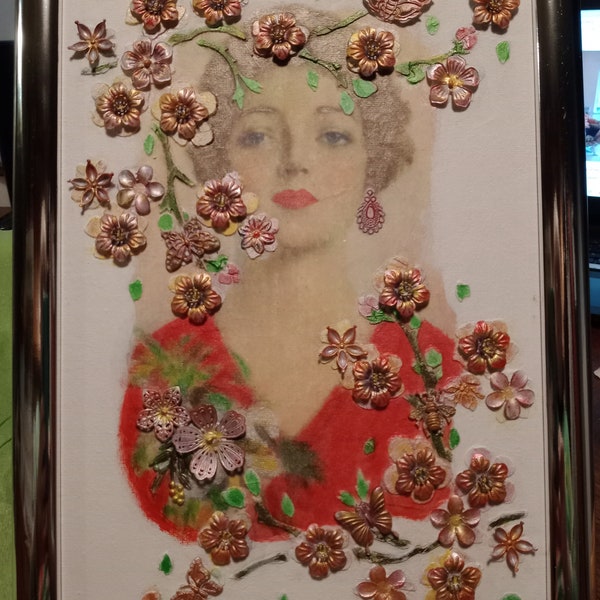 Tableau fleurs de Printemps