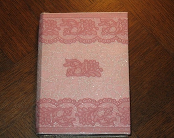 Photo album - "pink lace" - scrapbooking