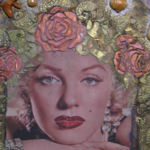 Marylin - Tableau sur toile cartonnée