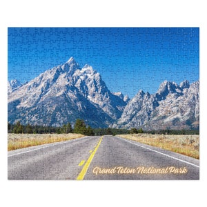 Grand Teton National Park Puzzle, Camping oder Wohnmobil einzigartiges Geschenk