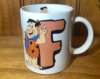 THE FLINTSTONES  -  Vintage Mug ( 1996)  - New & Unused with box.