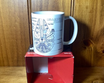 STAR WARS - Millennium Falcon Mug - Vintage New & Unused with box.