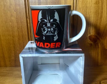 STAR WARS - VADER Barrel Mug - Vintage New & Unused with box.
