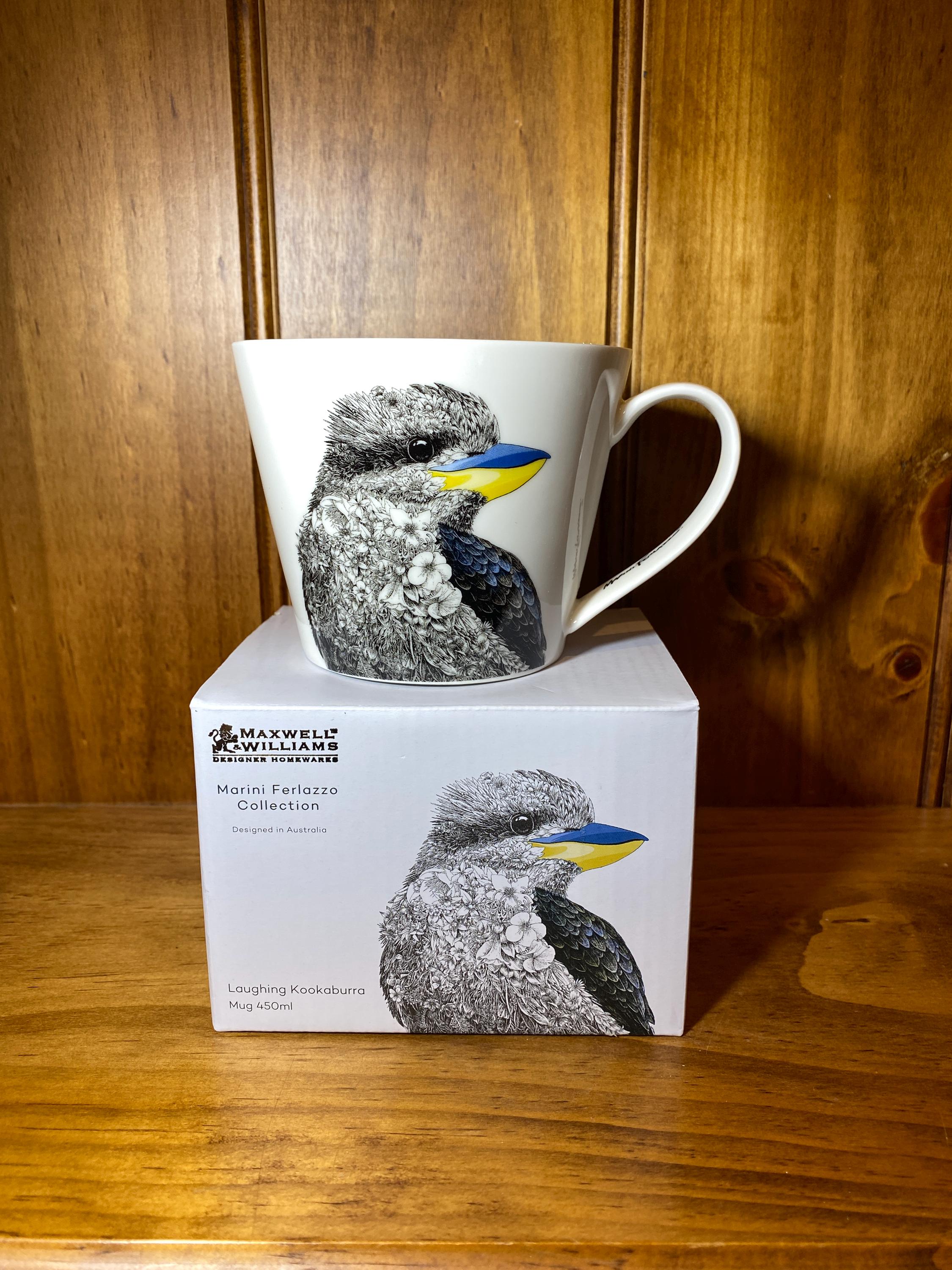 LAUGHING KOOKABURRA - Marini Ferlazzo Collection Bird Mug by
