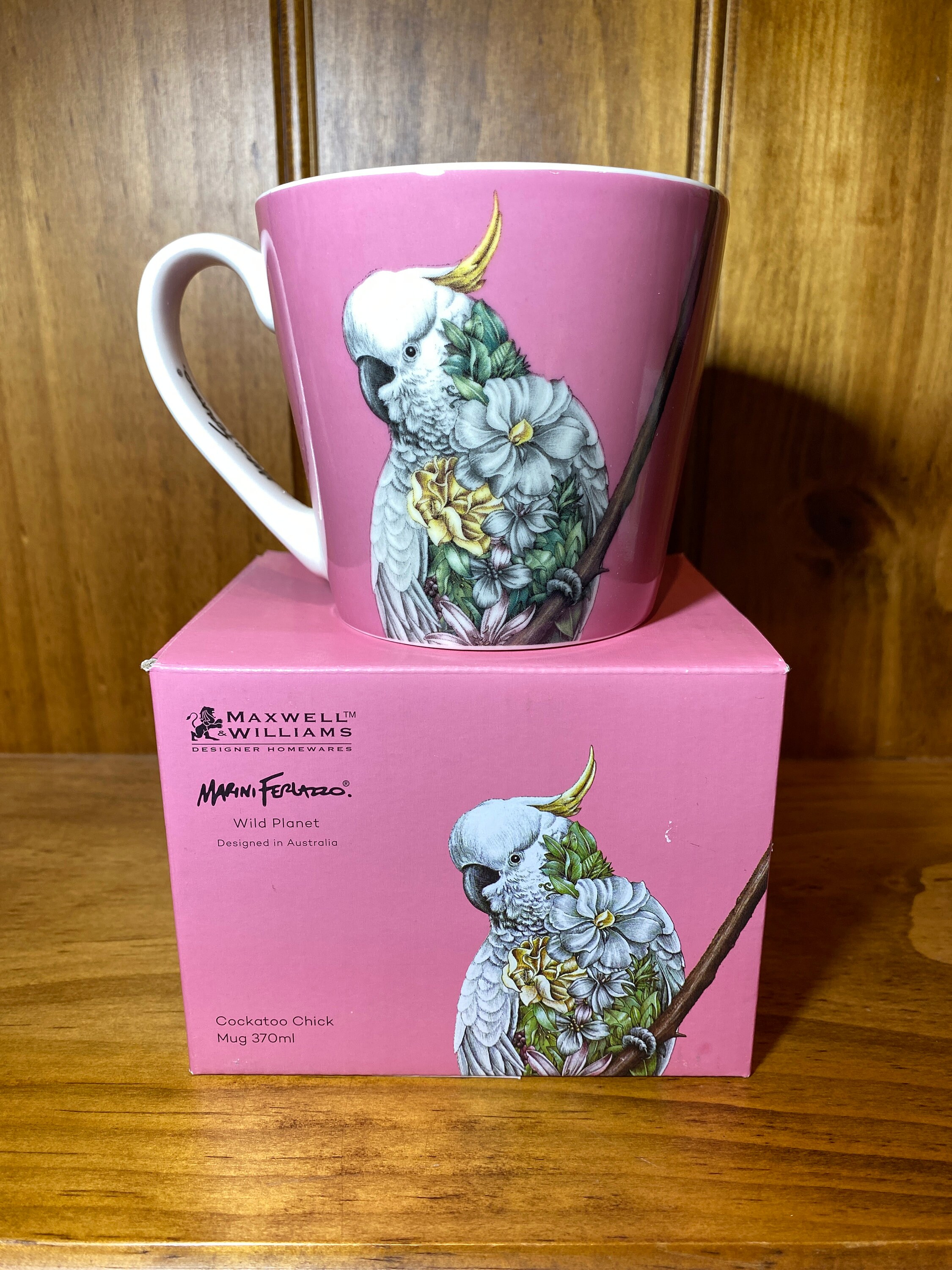 COCKATOO CHICK Wild Planet - Cockatoo Bird Mug by Maxwell Williams