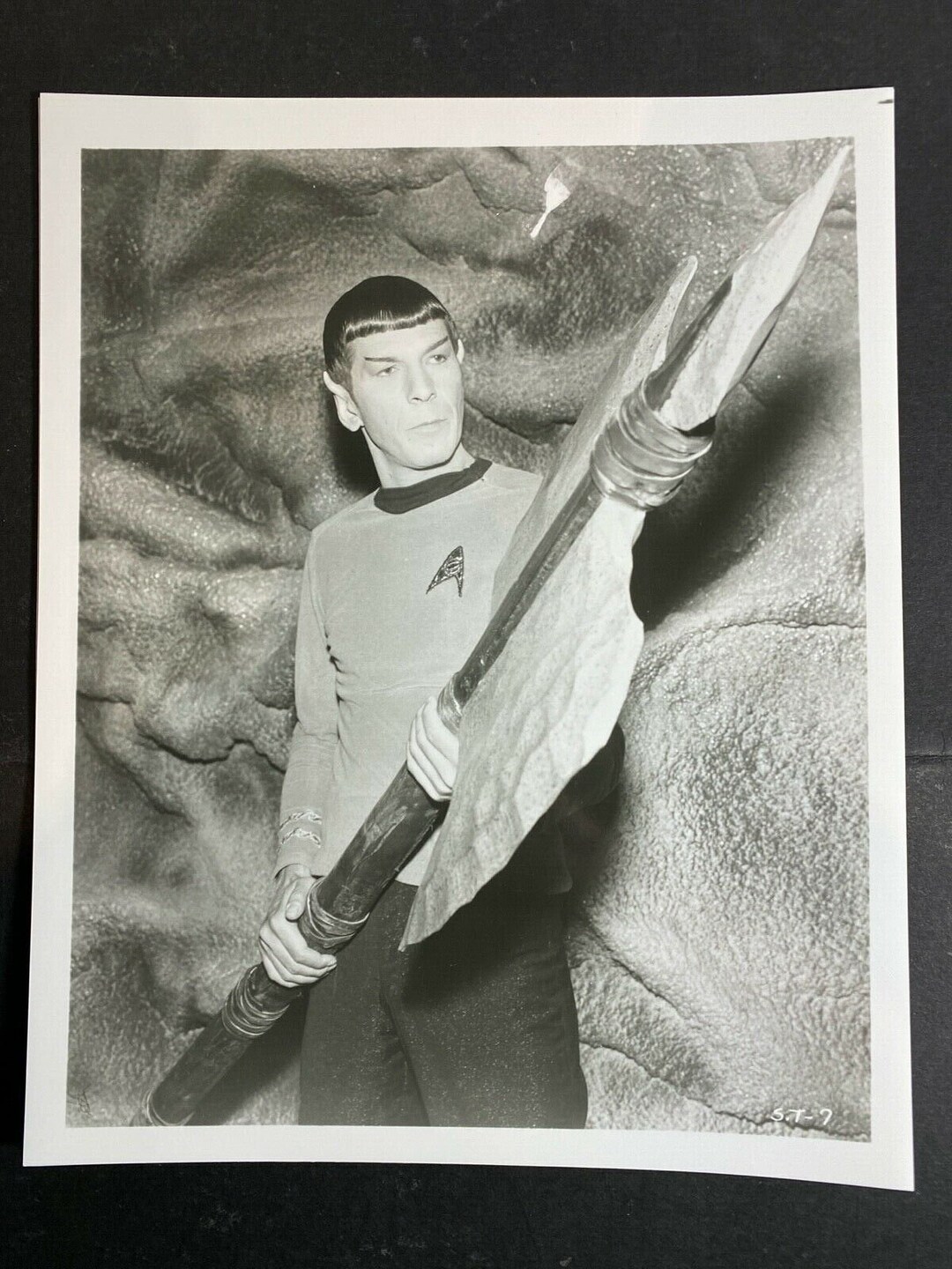 STAR TREK: the Original Series SPOCK Publicity Shot B&W Glossy Photo ...