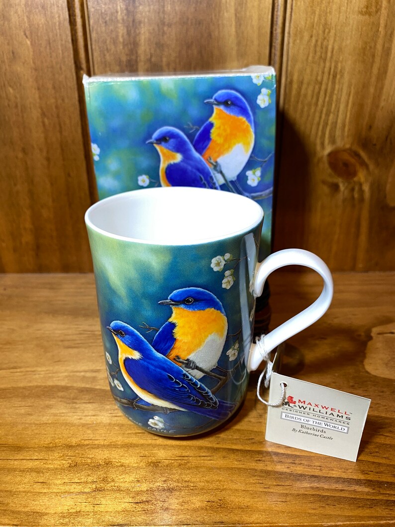 Maxwell & Williams Birds of the World Katherine Castle Mug 300ML Robins