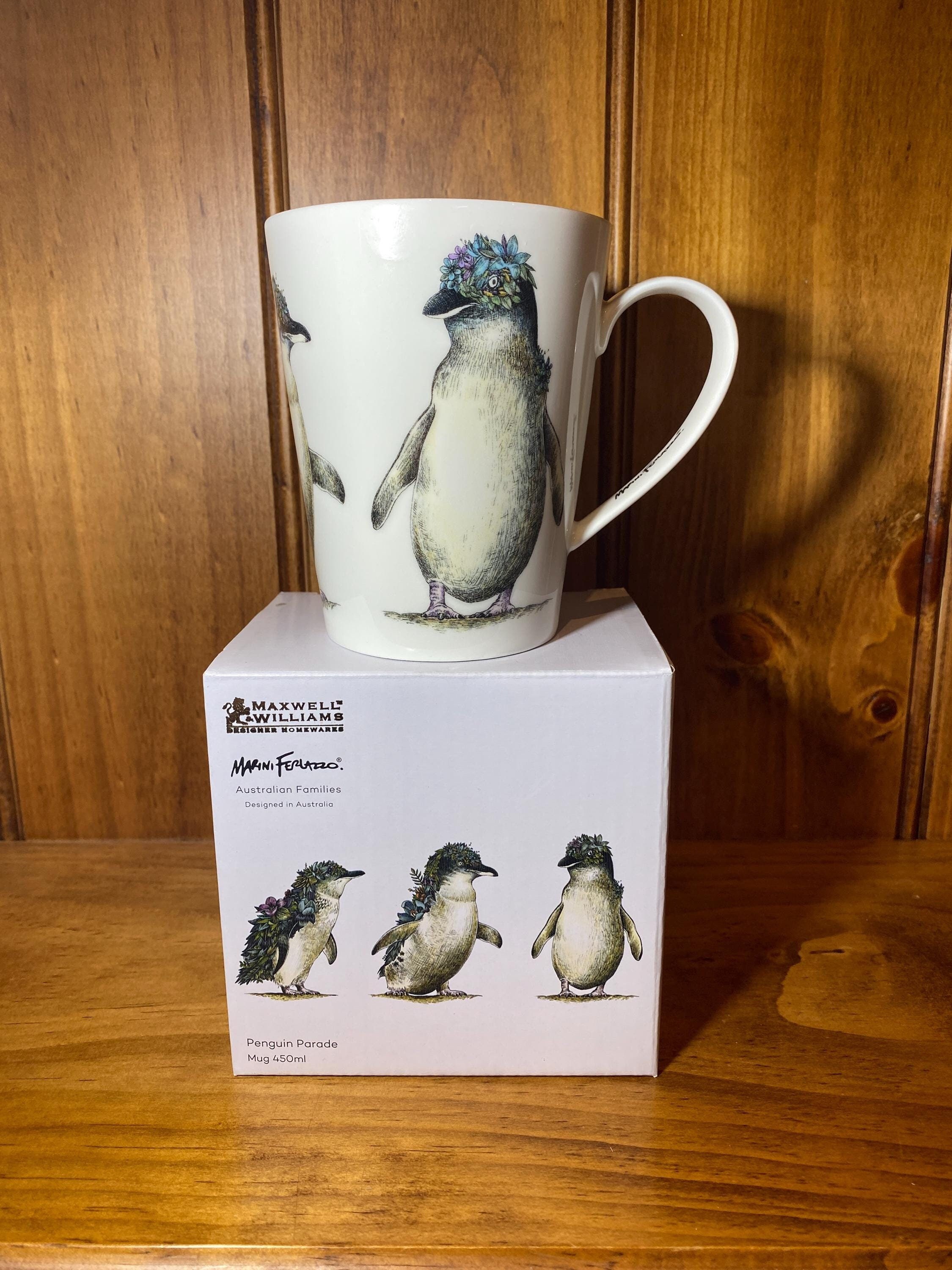 PENGUIN PARADE - Marini Ferlazzo Collection Animal Families Mug by