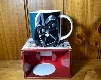 STAR WARS - VADER Barrel Mug - Vintage New & Unused with box.