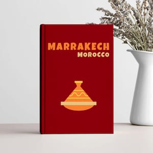 Elegant Coffee Table Book Cover PDF | Stylish Assouline-Inspired Designs | Instant Download for DIY Photo Albums & Books | Marrakech Morocco