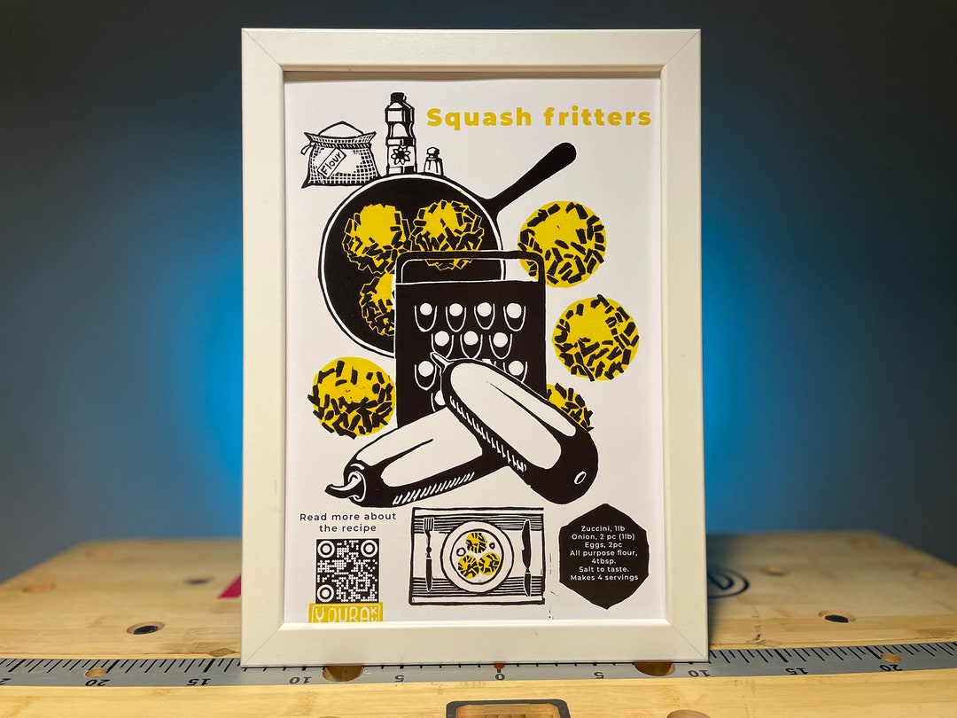 Retro Kitchen Decor: Walll Poster With Vegan Recipe - Instant Download ...