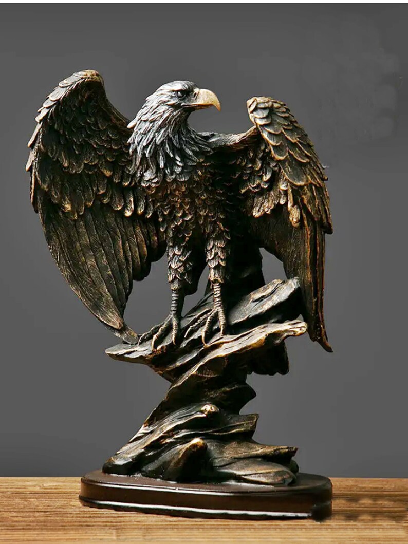 Statue of Eagle, Eagle Statue Resin, Eagle Figurines Decoration Home