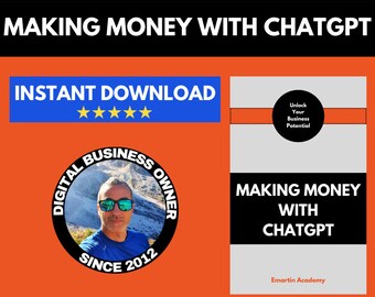 How to Make Money with ChatGPT, Passive Income with ChatGPT Ebook Digital Marketing, Chatgpt generator, Income Ideas, Automated Income