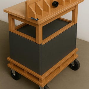 Mobile Router Table Plans Mobile Router Table | PDF Plans | 3D, 2D Drawings | Step by Step ...
