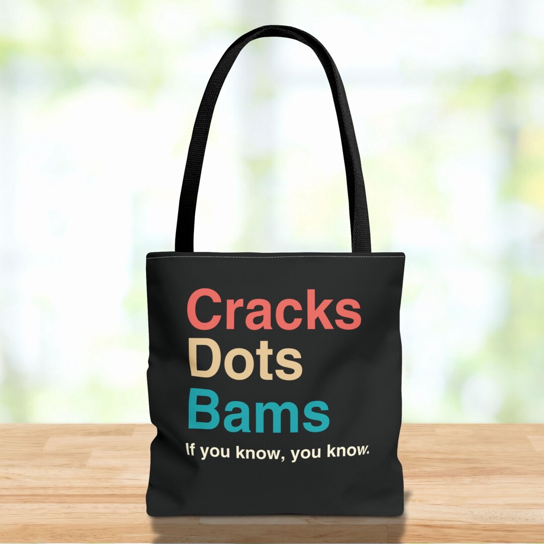Cracks Dots Bams Tote Bag, Mahjong Bag, Mahjong Tote Bag,
