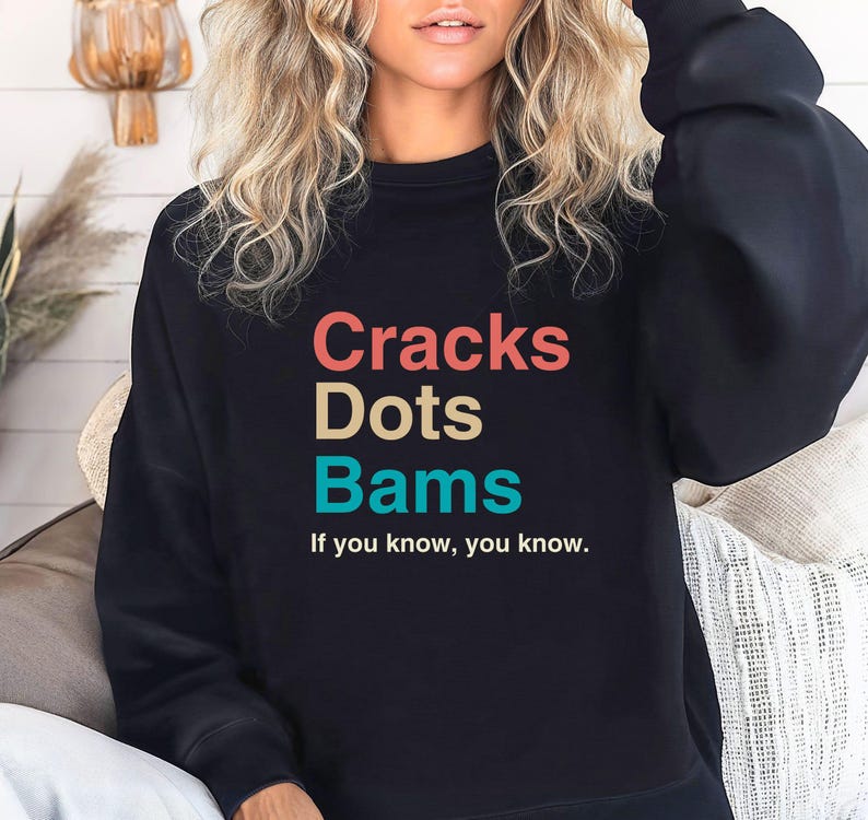 Mahjong Sweatshirt, Cracks Dots Bams, Funny Mahjong, Cute Mahjong, Game