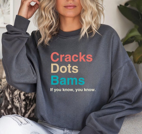 Mahjong Sweatshirt, Cracks Dots Bams, Funny Mahjong, Cute Mahjong, Game Shirt, Mah-jongg Sweatshirt, Gift for Mom, Gift for Dad, Mahgal,