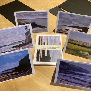 Geraint Hughes Grußkarten Sammlung Landschaft / Seelandschaft Auswahl x 6