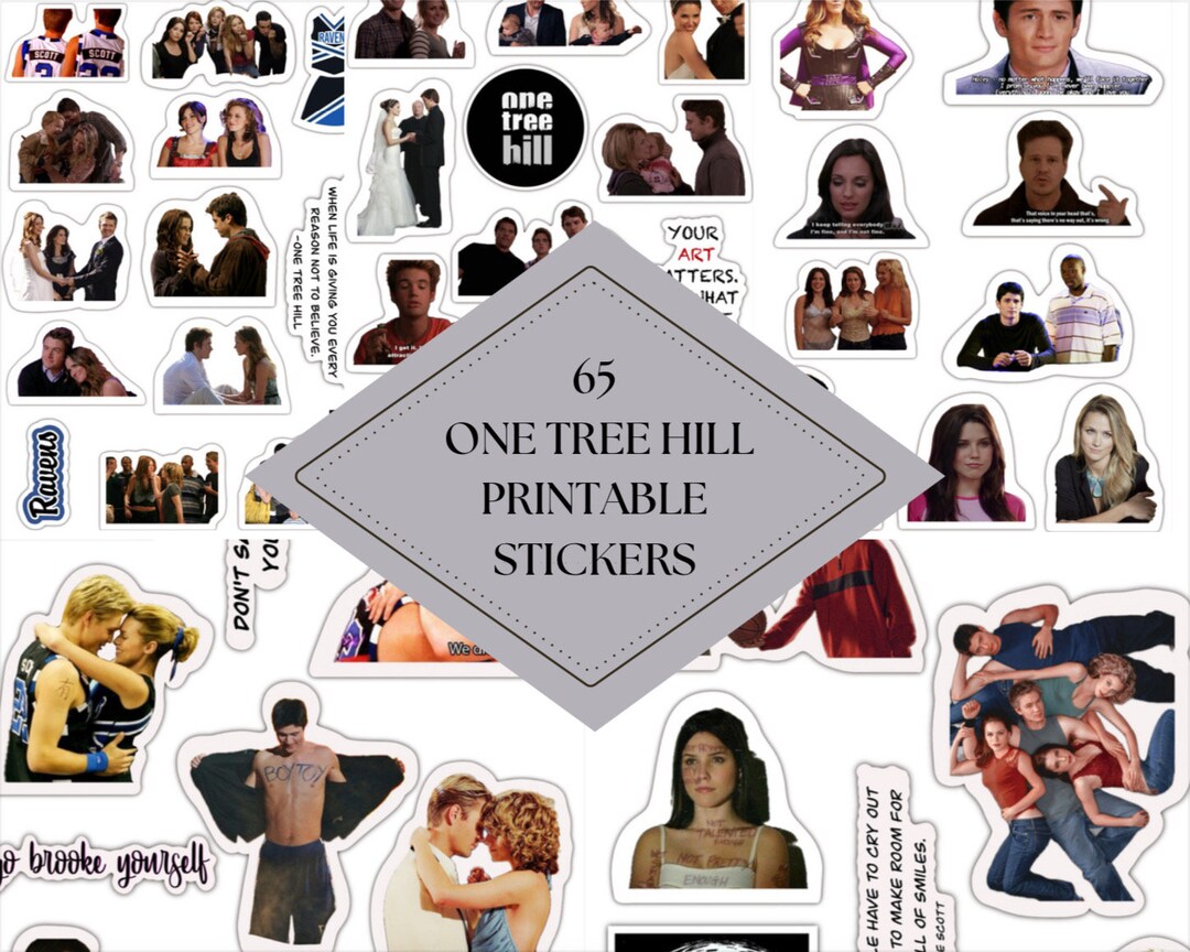 65 Printable One Tree Hill Stickers PNG Stickers Digital Downloads