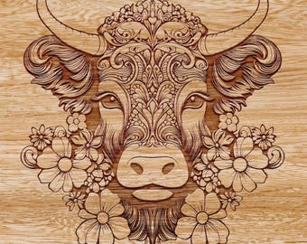 Paquete SVG de vaca de las tierras altas, archivos de corte de arte vectorial Svg, PNG, DXF, Eps y Pdf para recortes, impresiones y camisetas • Sublimación de lindos Svg de vaca bebé